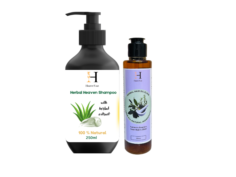 Herbal Heaven Shampoo+Herbal hair oil